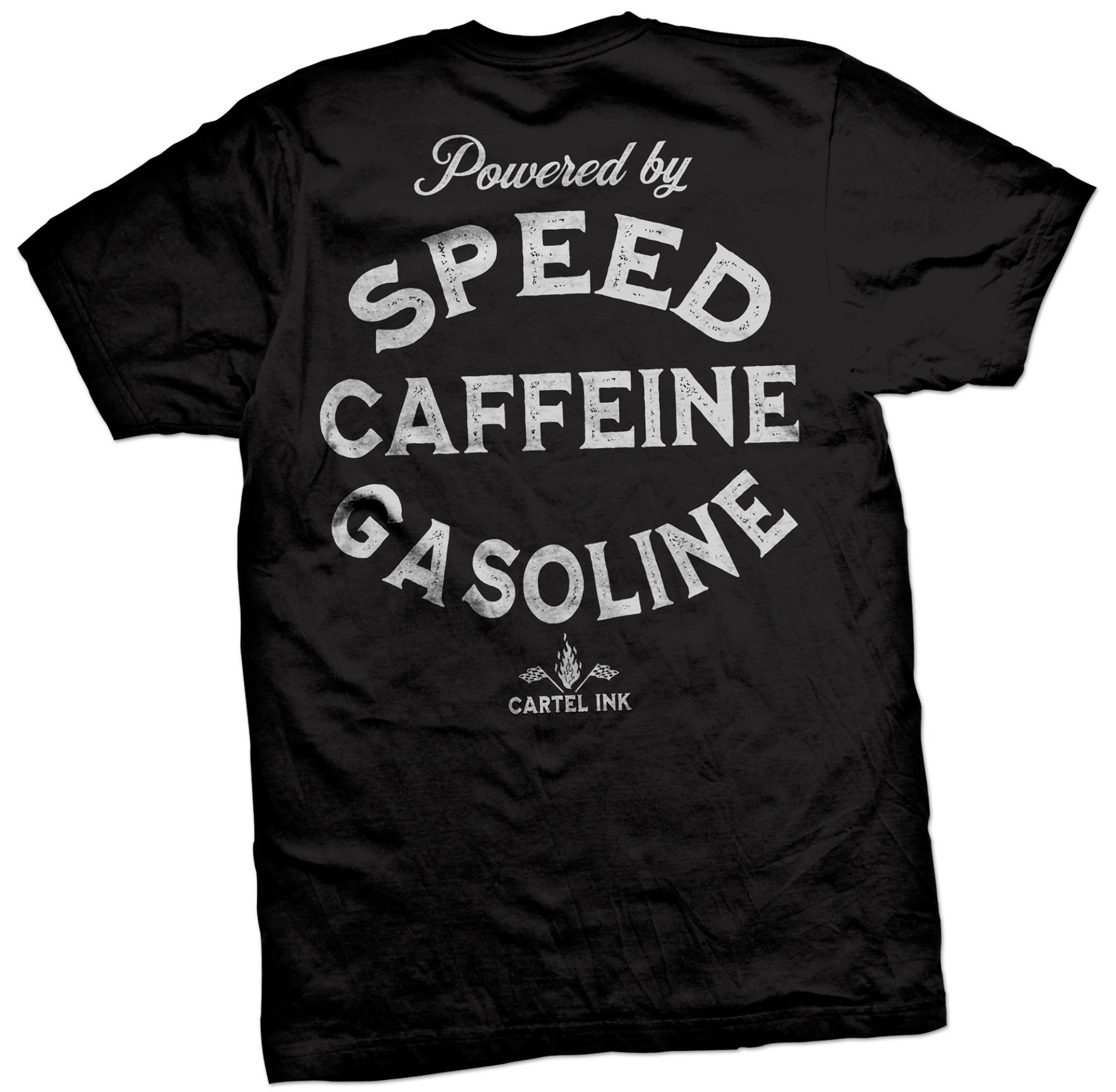 The SPEED CAFFEINE GASOLINE Tee