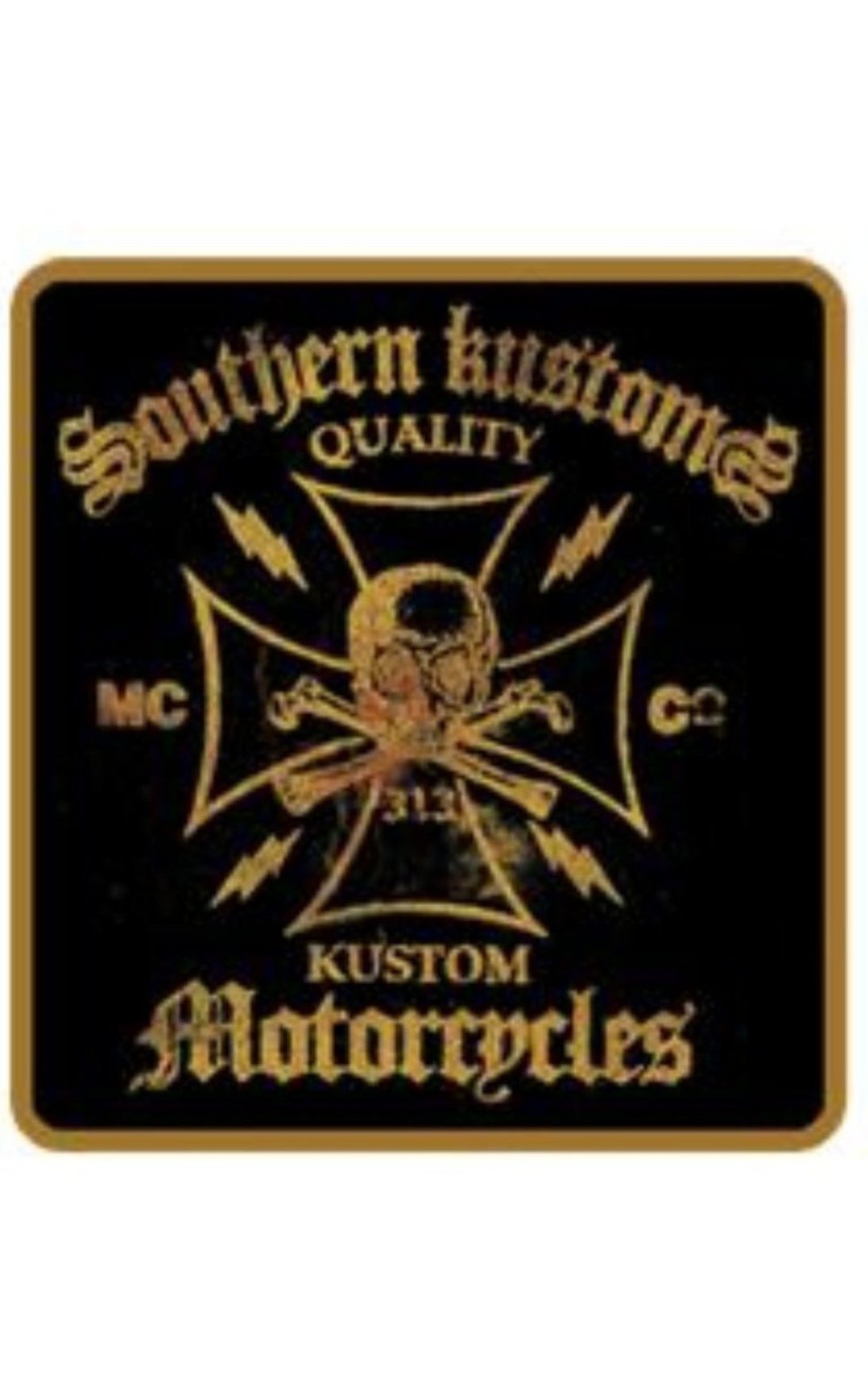 The SOUTHERN KUSTOMS Printed Patch