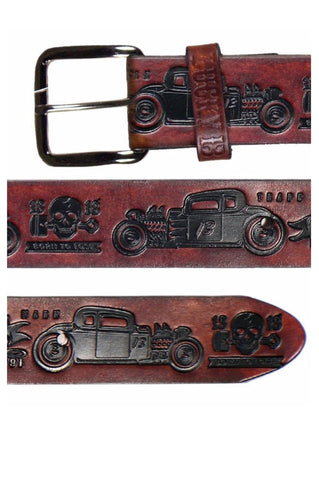 The COUPE 13 Belt - ANTIQUED BROWN
