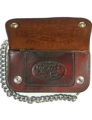 The DEATH OR GLORY Wallet - ANTIQUED BROWN
