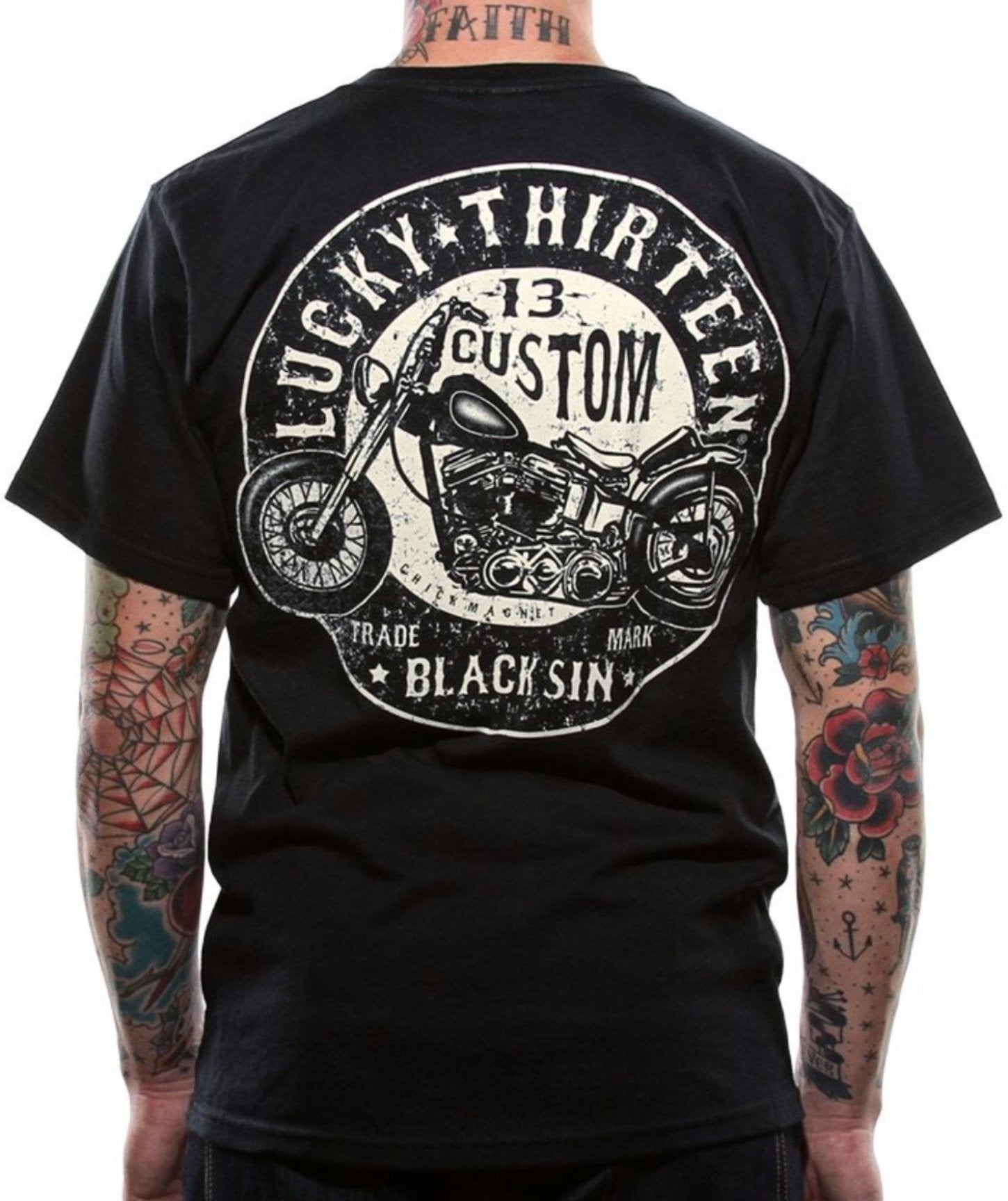 The BLACK SIN Tee Shirt – Grease, Gas And Glory