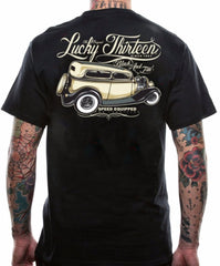 The BLACK & TAN Tee Shirt - LAST ONE IS A SMALL!