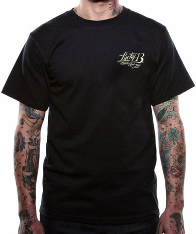 The BLACK & TAN Tee Shirt - LAST ONE IS A SMALL!
