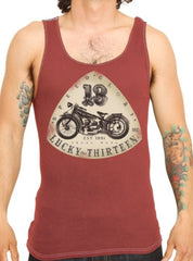 The OLD BIKE Tank - BRICK (SIZES SM & 2XL AVAILABLE!)