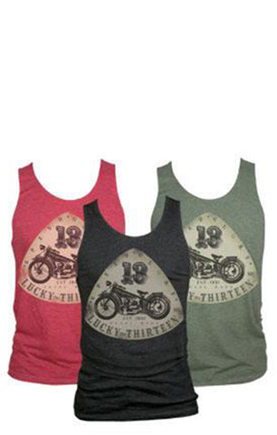 The OLD BIKE Tank - BRICK (SIZES SM & 2XL AVAILABLE!)