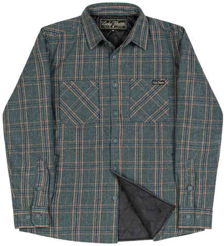 The BRANDO Lined Shirt-Jacket - Grey/Green/Orange/Navy **NEW**