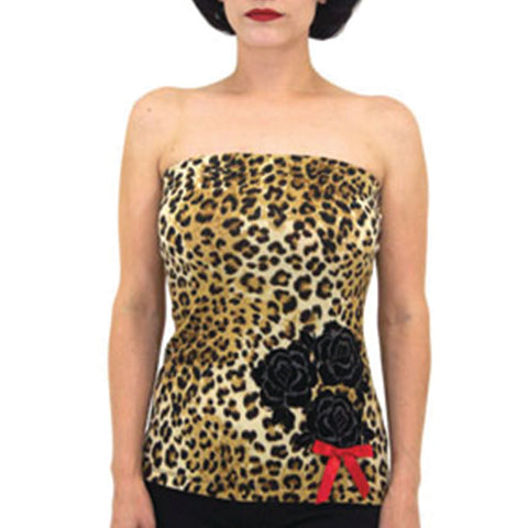 The SANDY Leopard Tube Top - LAST ONE IS A SMALL!