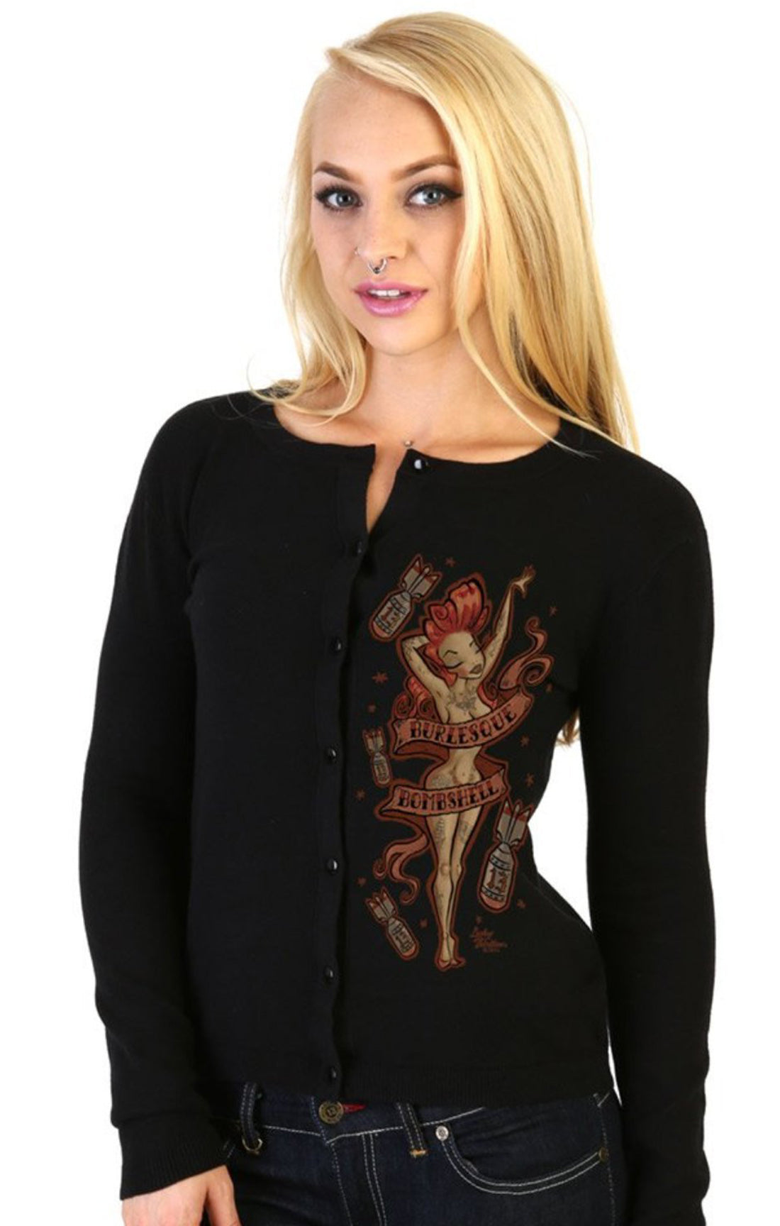 The BURLESQUE Cardigan Sweater - ONLY SIZE SMALL LEFT!  GRAB ONE!!!