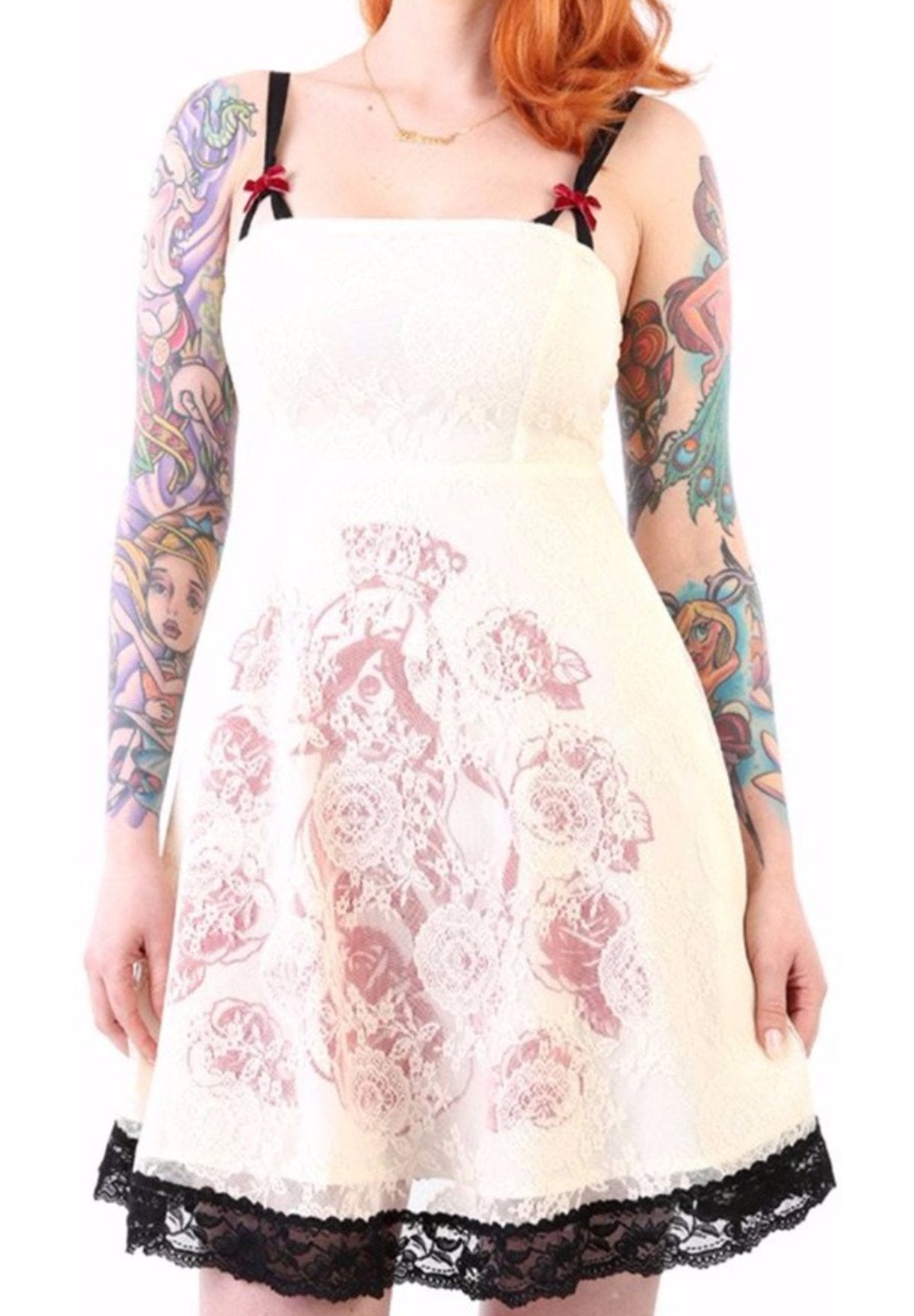 The CARBONA Lace Layered Dress