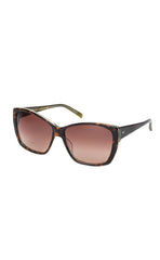 The LE SABOTEUR Sunglasses - Tortoise+Moss Frames w/ Brown Gradient Lenses