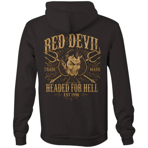The Headed For Hell Zipp Hoodie **NEW**