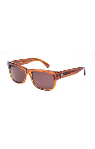 The UPSTART Sunglasses - Amber Frames with Brown CR-39 Lenses